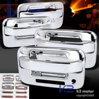   2012 F150 4DR CHROME PLATING DOOR HANDLE COVER w/ DRIVER SIDE KEY HOLE