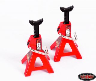 Chubby 6 TON Scale Jack Stands(2pcs) For Rc crawler, RC4WD