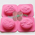 Flower Doves Fish Silicone Soap Mold Candle Making for Homemade FREE 
