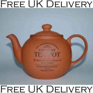 Henry Watson Original Suffolk Terracotta 4 Cup Teapot   EHI171