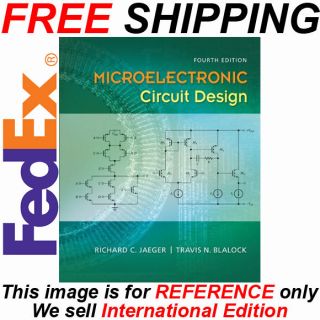 Microelectronic Circuit Design 4th edition by Jaeger #International 