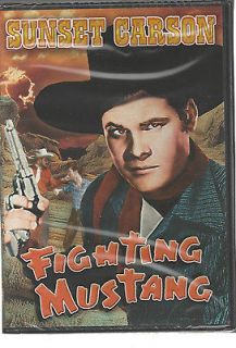 DVD  FIGHTING MUSTANG   47   SUNSET CARSON   WESTERN CLASSIC