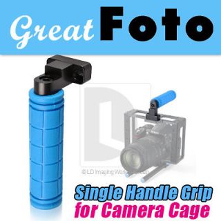 Single Handle Grip for Camera Cage DSLR Canon EOS 5D Mark II 7D 1/4 