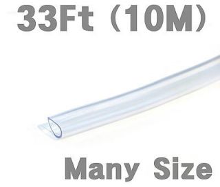 33Ft(10m) Roll Clear PVC Hose Tube Pipe Flexible Plastic Tubing Washer 