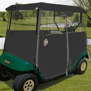   Person Golf Car Cart Enclosure/Cove​r   Fits 2 Person Cart   Black
