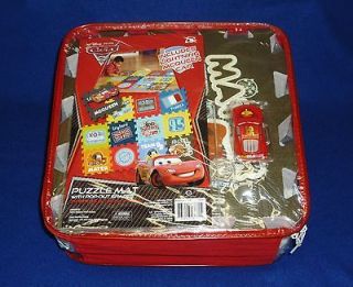 Disney/Pixar Cars Puzzle Game Mat with Lightning McQueen Toy Car