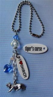 Tigers Curse I HEART DHIREN Rearview Mirror Car Charm Sunchaser