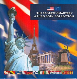 2002 The 50 State Quarters and Euro Coin Collection