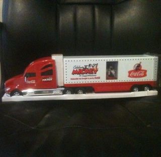 2004 Coke Mickey Mouse Tour Carrier Semi Truck New In Box