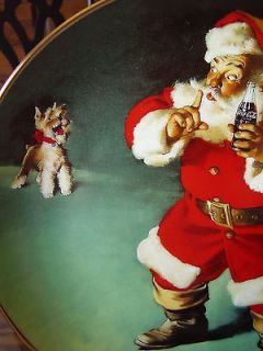 Coca Cola A Merry Christmas Calls For Coke Plate Franklin Mint COA