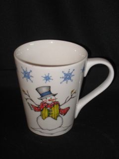 Hausenware Snowman/Snowfl​ake Coffee Mug   Rene Lindgren