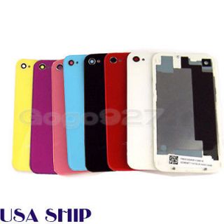   Back Cover Replacement Assembly Housing for iPhone 4 4G Glass Case