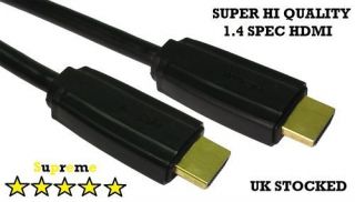 3m HDMI to HDMI Cable Lead Wire   Connect Computer PC Laptop to TV DVD 