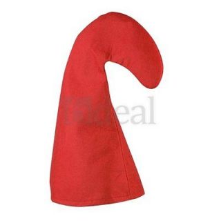 Red Dwarf Gnome Elf Hat Cap Fancy Dress Costume Halloween