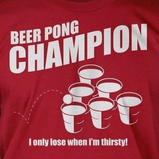 Beer Pong Party Frat Cool Awesome College Gift Geek Tee Shirt T 