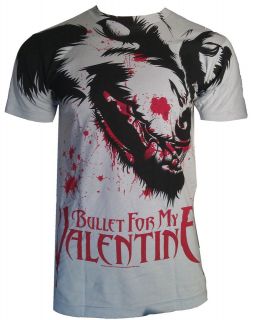 Bullet for my Valentine Werewolf OFFICIALLY LICENSED Shirt SILVER Size 