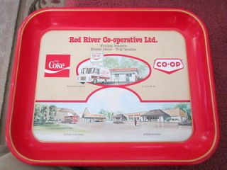 Rare Winnipeg Canada Coca cola Co op serving tray nice condition