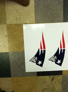 New England Patriots cornhole board decals 18x 8