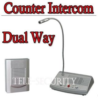 New Dual way Bank/Office/St​ore/Station Window Counter Intercom 