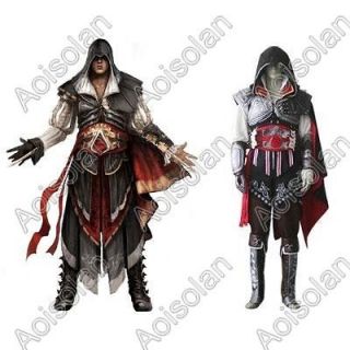 Assassins Creed II Ezio Black Edition Cosplay Costume