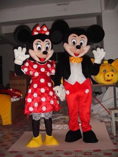 Mickey Minnie couple Mouse 2 mascot costume Party Dress