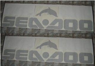 SEADOO DECAL HULL BOAT LABEL HUGE BIG OVERSIZE 7 FEET BY 10 INCHES 