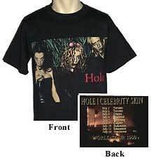 HOLE COURTNEY LOVE   NEW OFFICIALLY LICENSED CONCERT SHIRT SIZE: ADULT 