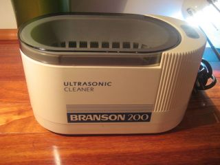 BRANSON Ultrasonic Cleaner w/Basket & Cover Model # 200