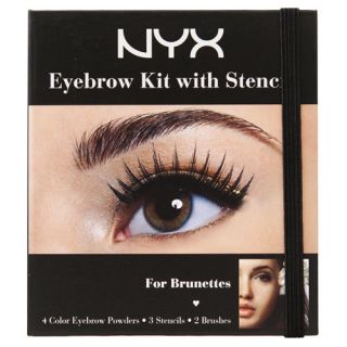 NYX COSMETICS EYEBROW KIT WITH STENCIL PICK ANY 1 COLOR   FREE 