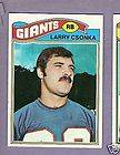 Larry Csonka 1977 Topps 505 NY Giants Nice Card