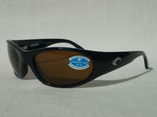 COSTA DEL MAR Swordfish Sunglasses POLARIZED Black/Dark Amber NEW