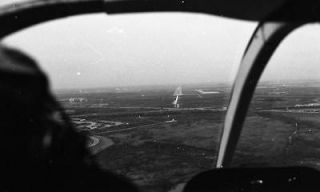 1967 35mm Negs OHare Airport runway lights Category II system  4
