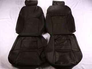   Genuine Leather Custom Fit Slip On Seat Covers (Fits: Mustang