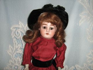 Antique Bisque Head Doll, Handwerck marked Hch 6/0 Germany