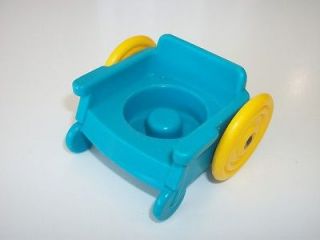 Fisher Price Little People Teal Wheelchair Wheels Roll
