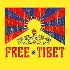 FREE TIBET T SHIRT DALAI LAMA BUDDHISM BEIJING CHINA