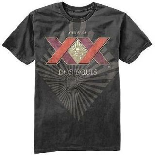 AUTHENTIC OFFICIAL MEXICO DOS EQUIS BEER MENS BLACK S SMALL T SHIRT 