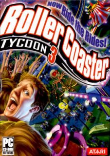 RollerCoaster Tycoon 3 ROLLER COASTER FOR PC SEALED NEW