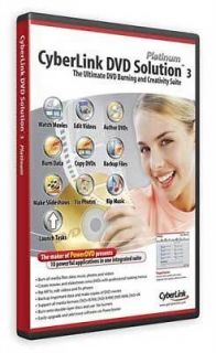 CYBERLINK DVD Solution 3   Power Director Producer NEW