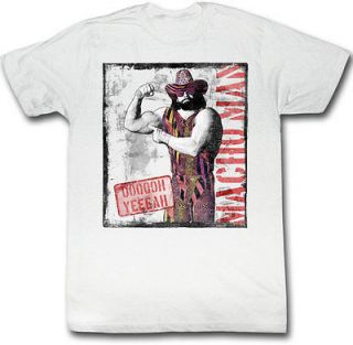 Macho Man Randy Savage OOOH YEEEEAH White T shirt