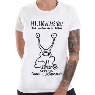 DANIEL JOHNSTON hi how are you kurt nirvana Womens t shirt