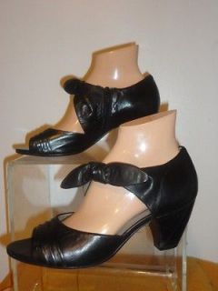 Everybody By B.Z. Moda Grollo Black Leather Heel Pump Shoe Shoes Size 
