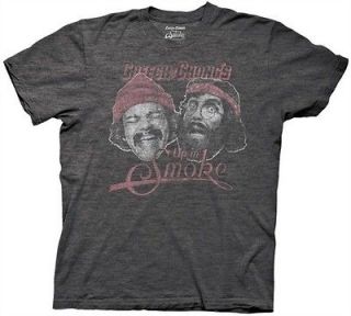 Cheech And Chong Up In Smoke Faces Funny Adult Small T Shirt