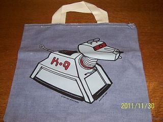 Doctor Who Retro Classic K9 Logo Medium Tote Bag Brand New! Super rare 