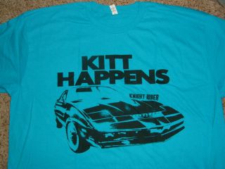 Knight Rider Kitt Car AVI 1 David Hasselhoff Gray Shirt