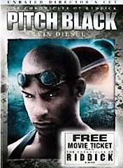  Pitch Black DVD, 2004, Unrated, Directors Cut, Widescreen 