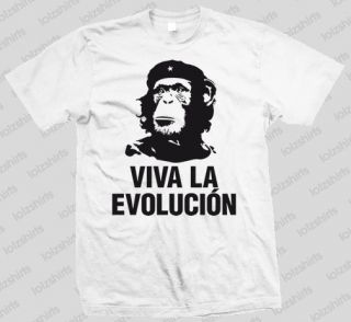 Viva la Evolucion Revolution Che Evolution Darwin Atheist Funny Shirt
