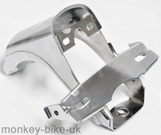 Monkey Bike Chrome Light/Number Plate Bracket for Dax