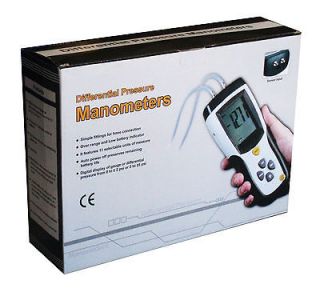 DT 8890 Differential Air Pressure Gauge Manometer Data Logger Meter 