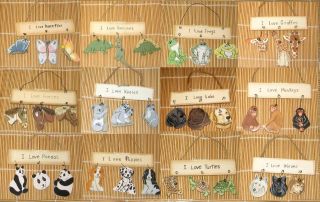 Wood Sign I LOVE You Pick Animal ♥♥♥ Buy 2 get 1 FREE Mix Match 
